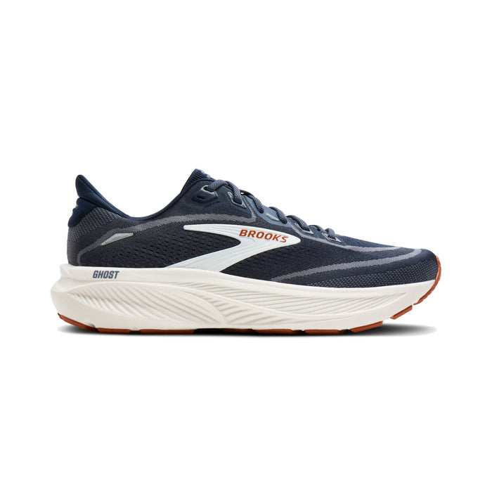 Men's - Brooks Ghost 18 - Navy Blazer/Red Earth/Blue