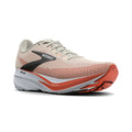 Men's Brooks Ghost Amp White-Tigerlily-Black running shoe