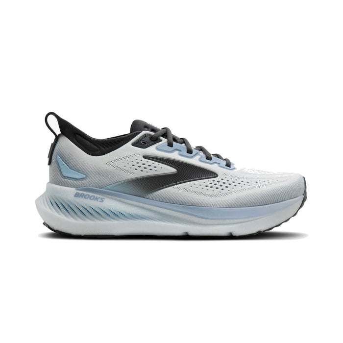 Men's - Brooks Glycerin 23 - White/Rain/Baltic Sea