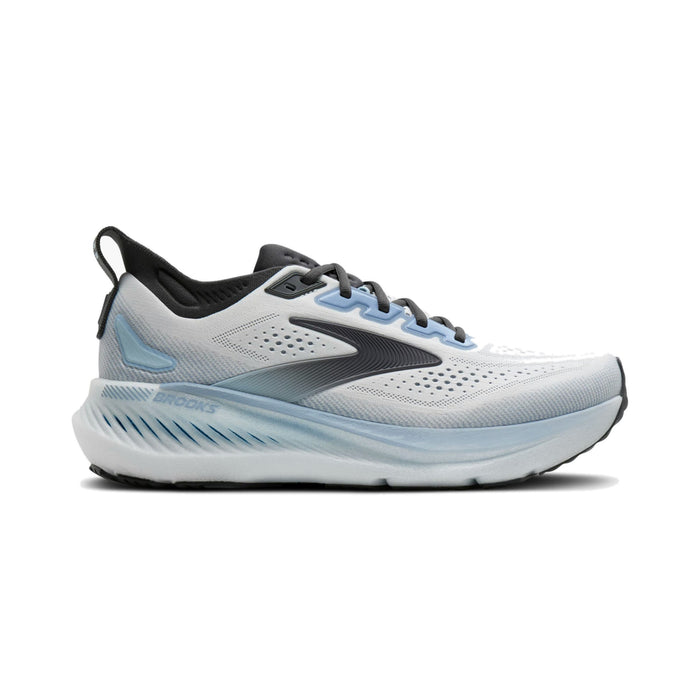 Men's - Brooks Glycerin GTS 23 - White/Rain/Baltic Sea