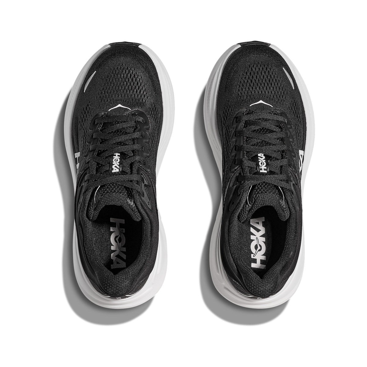 Men's HOKA Bondi 9 Black-White running shoe