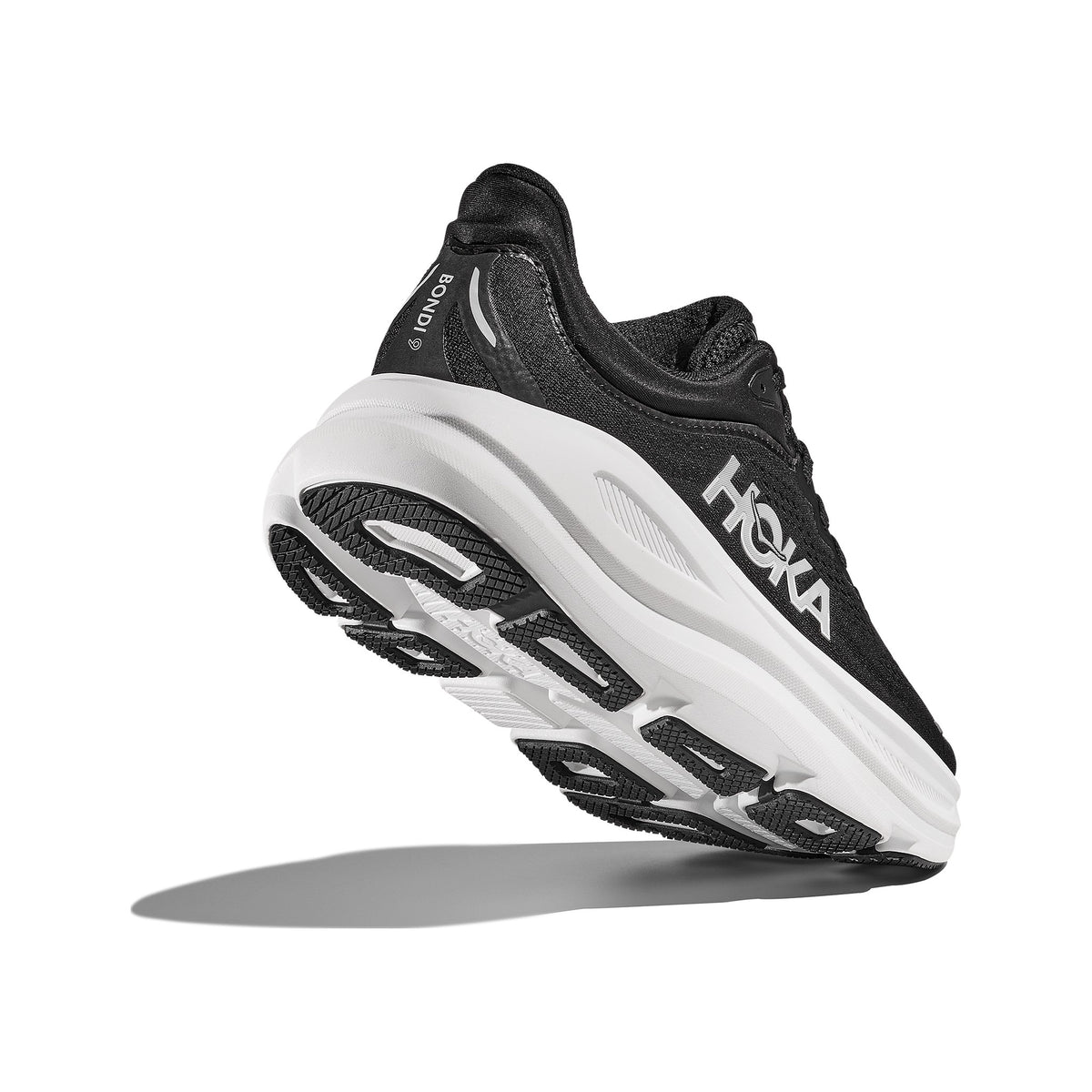 Men's HOKA Bondi 9 Black-White running shoe