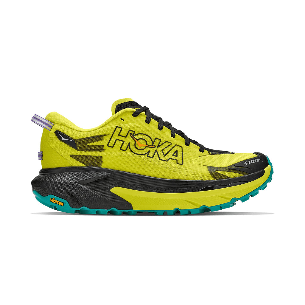 Men's HOKA Mafate 5 BLACK - HOKA CITRUS running shoe