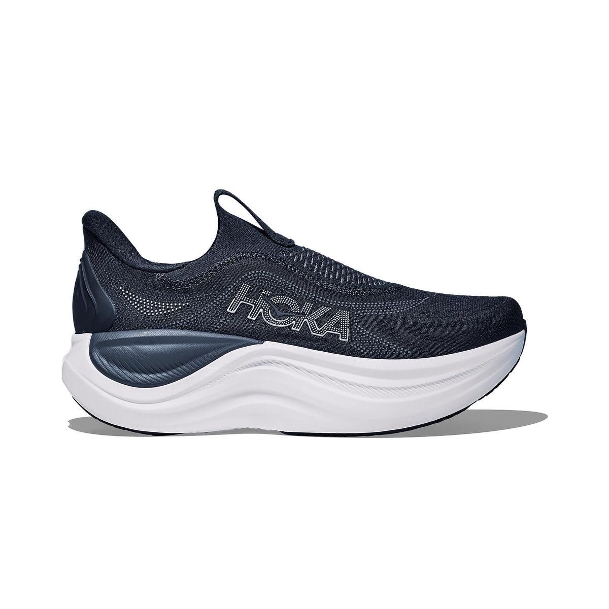 Men's HOKA Skyward Laceless Varsity Navy-White running shoe