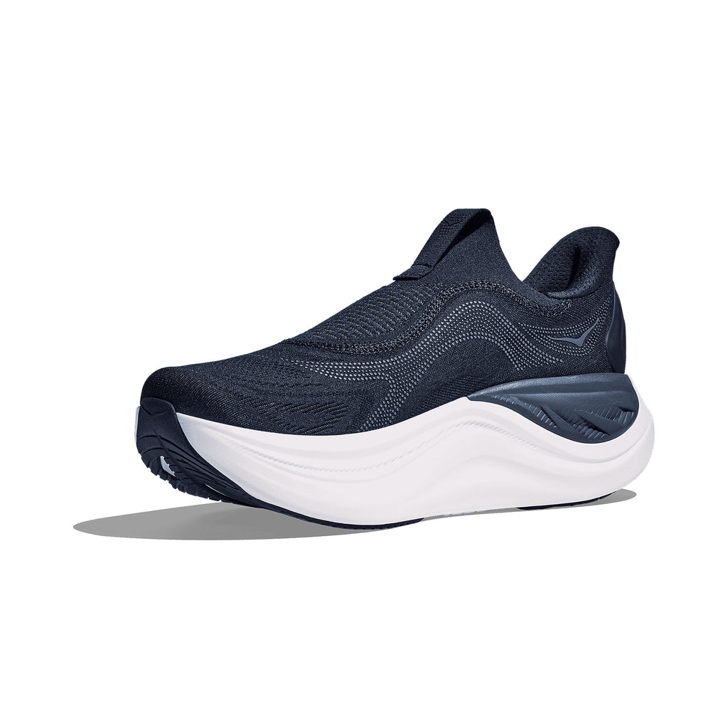 Men's HOKA Skyward Laceless Varsity Navy-White running shoe