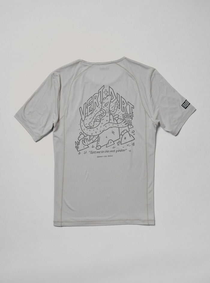 Men's - Janji Run All Day Tee - SKink Mist Reflective