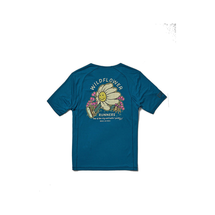 Men's - Janji Run All Day Tee - Wildflower Tidal