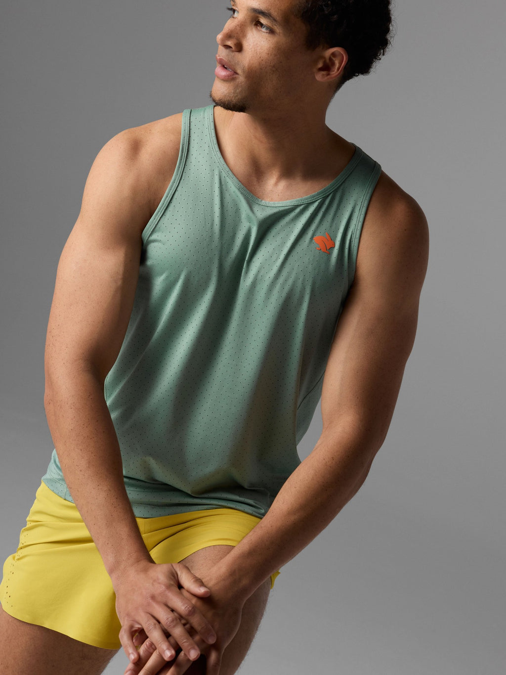 Men's Rabbit Ice Perf Tank Top Iceberg Green