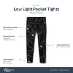 Men's Rabbit Low Light Pocket Tightz Reflective Black features