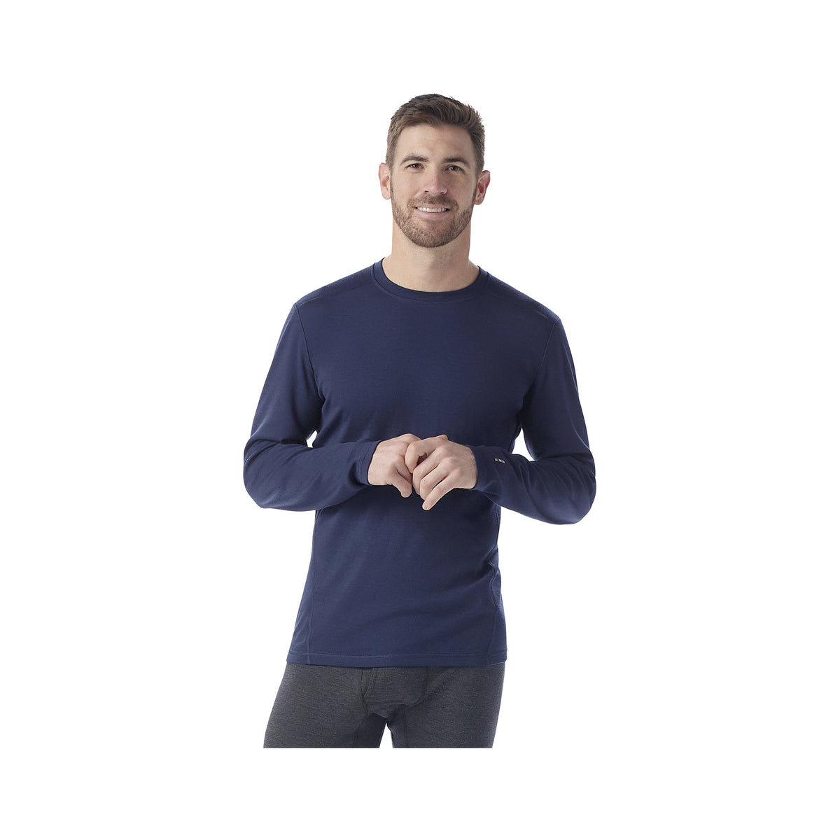 Men's Smartwool Classic Base Layer Long Sleeve Deep Navy