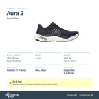 Men's Topo Aura 2 Black-White specs