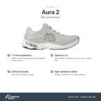 Men's Topo Aura 2 Grey-White features