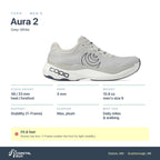 Men's Topo Aura 2 Grey-White specs