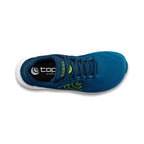 Men's Topo Phantom 4 Blue-Lime running shoe