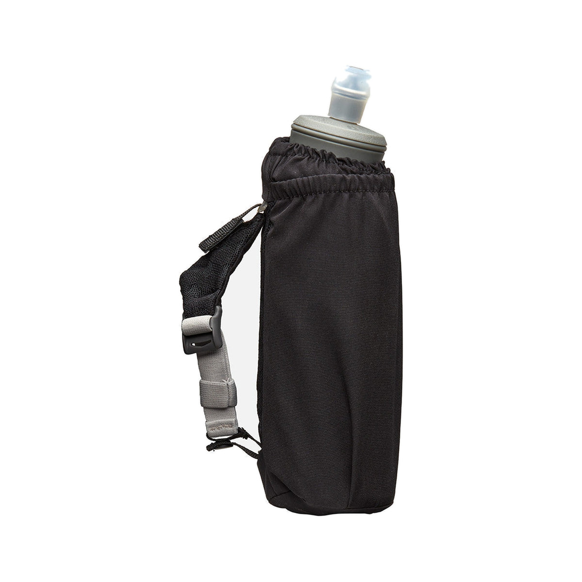 Nathan Pinnacle 18oz Insulated Soft Flask Black-Reflective Silver