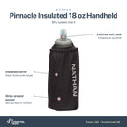 Nathan Pinnacle 18oz Insulated Soft Flask features