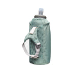 Nathan Pinnacle 18oz Insulated Soft Flask Sage Green-Reflective Silver