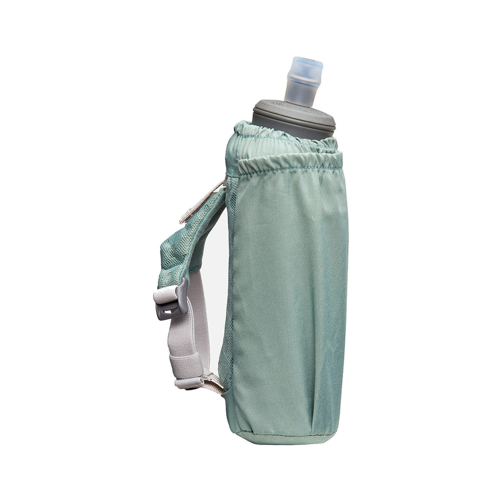 Nathan Pinnacle 18oz Insulated Soft Flask Sage Green-Reflective Silver