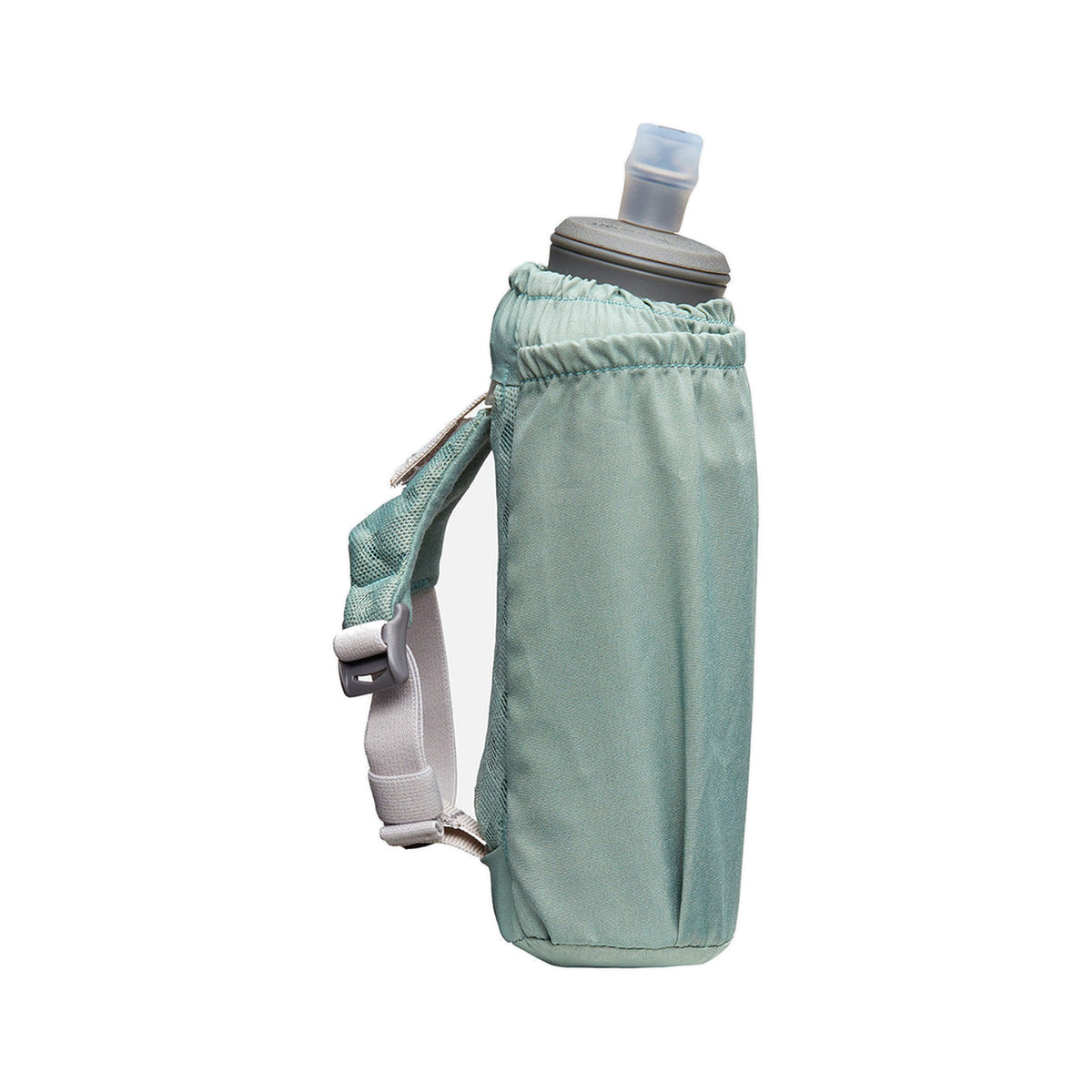 Nathan Pinnacle 18oz Insulated Soft Flask Sage Green-Reflective Silver