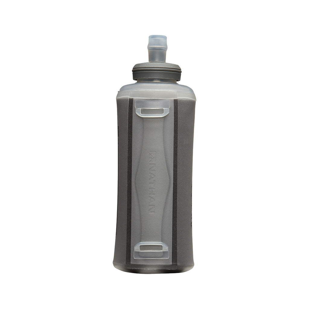 Nathan Pinnacle 18oz Insulated Soft Flask Sage Green-Reflective Silver