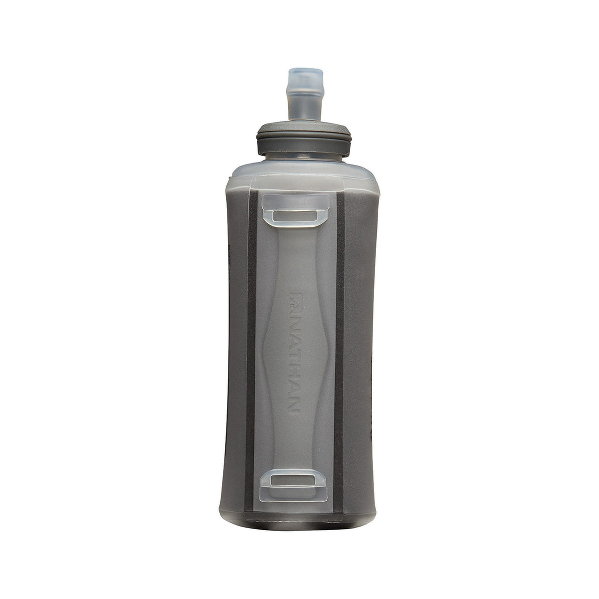 Nathan Pinnacle 18oz Insulated Soft Flask Sage Green-Reflective Silver