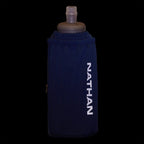 Nathan Pinnacle 18oz Insulated Soft Flask Sailor Blue-Reflective Silver