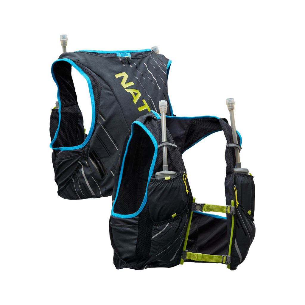 Nathan Pinnacle 4L Unisex Hydration Vest Black-Finish Lime