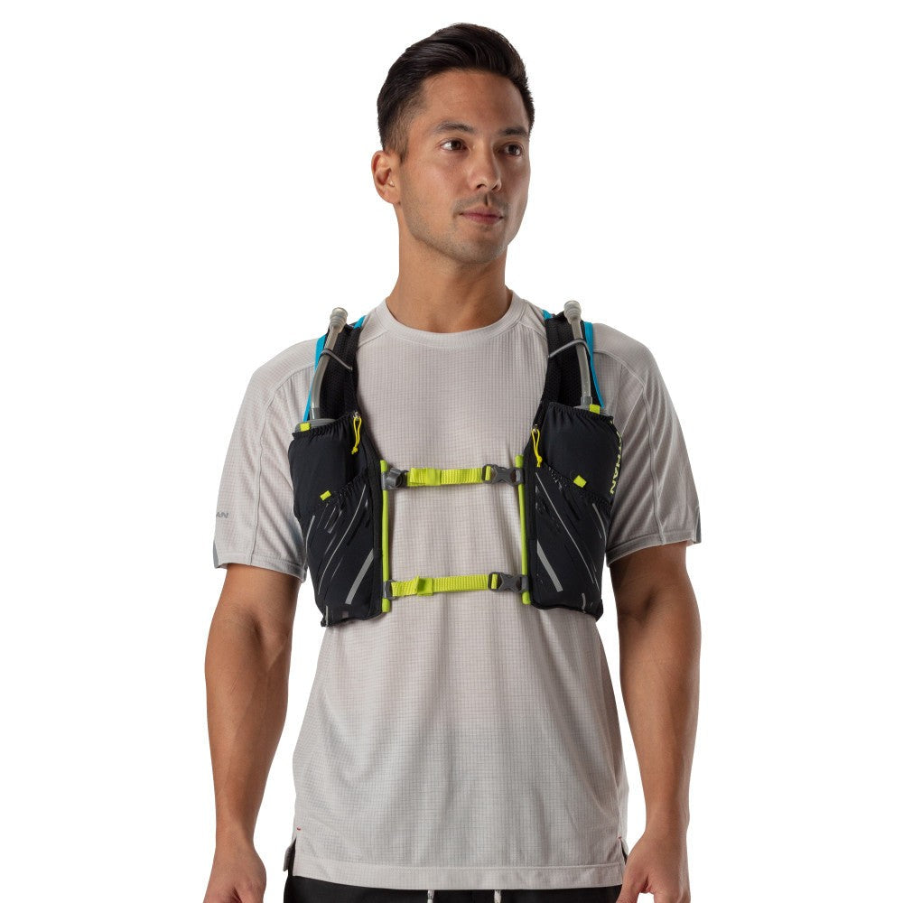 Nathan Pinnacle 4L Unisex Hydration Vest Black-Finish Lime