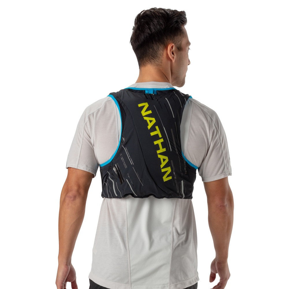 Nathan Pinnacle 4L Unisex Hydration Vest Black-Finish Lime
