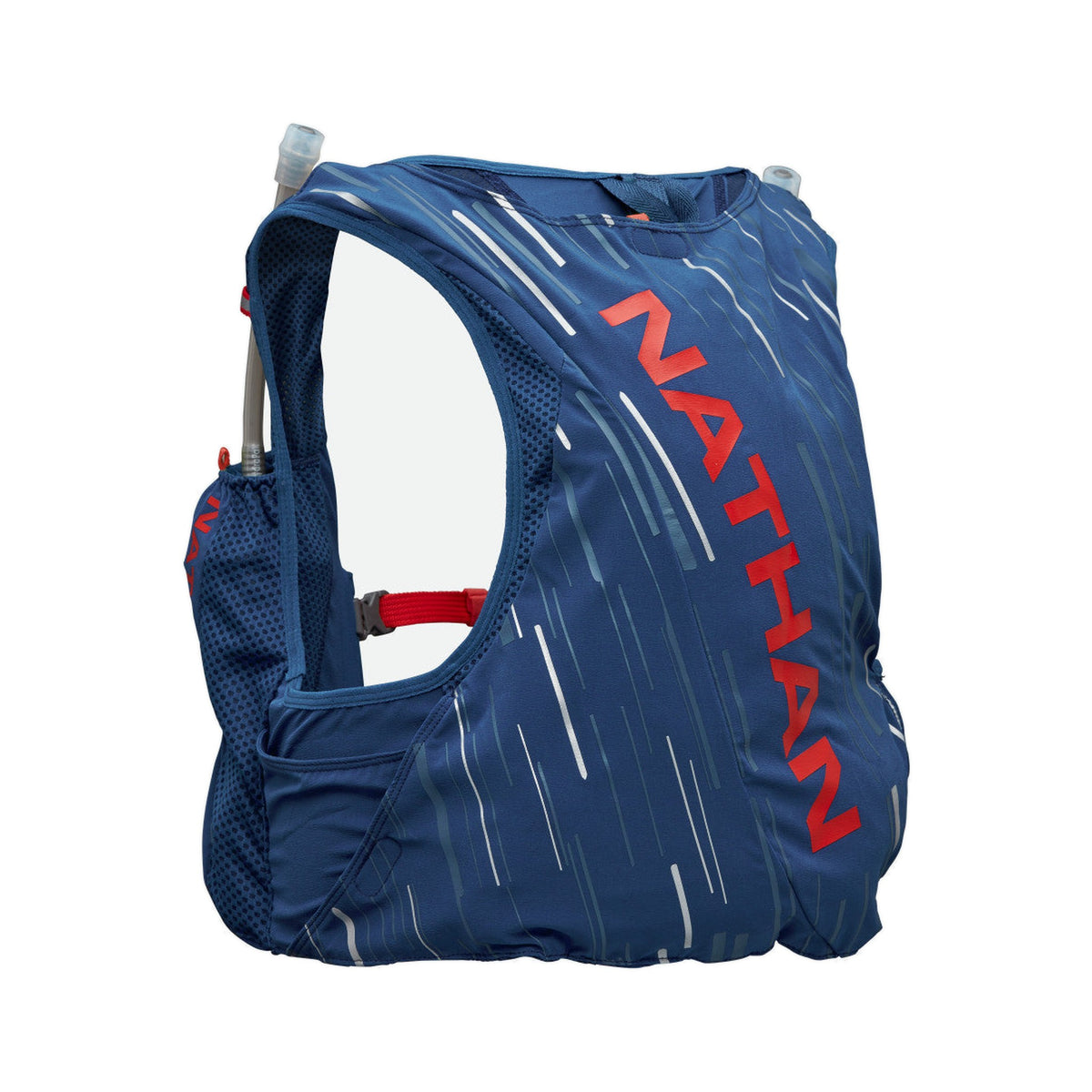 Nathan Pinnacle 4L Unisex Hydration Vest Estate Blue-Ribbon Red