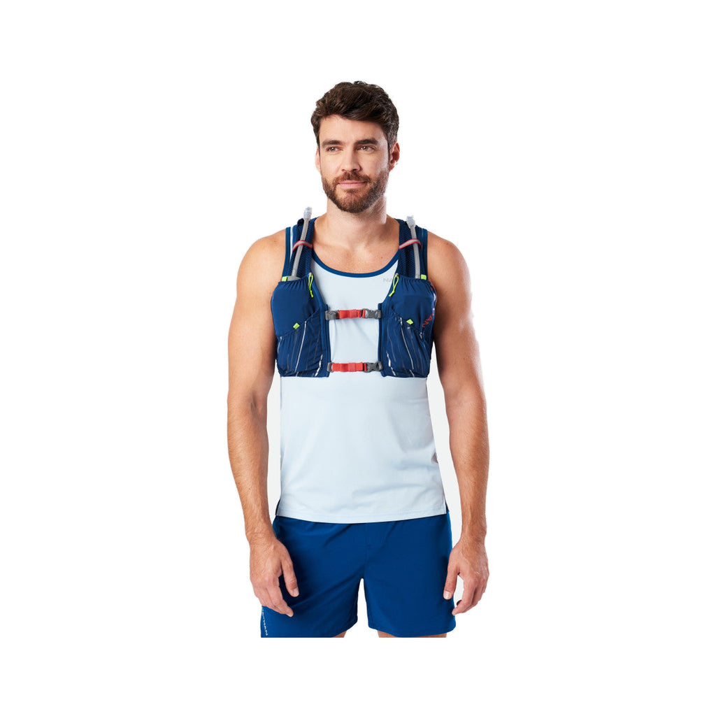 Nathan Pinnacle 4L Unisex Hydration Vest Estate Blue-Ribbon Red