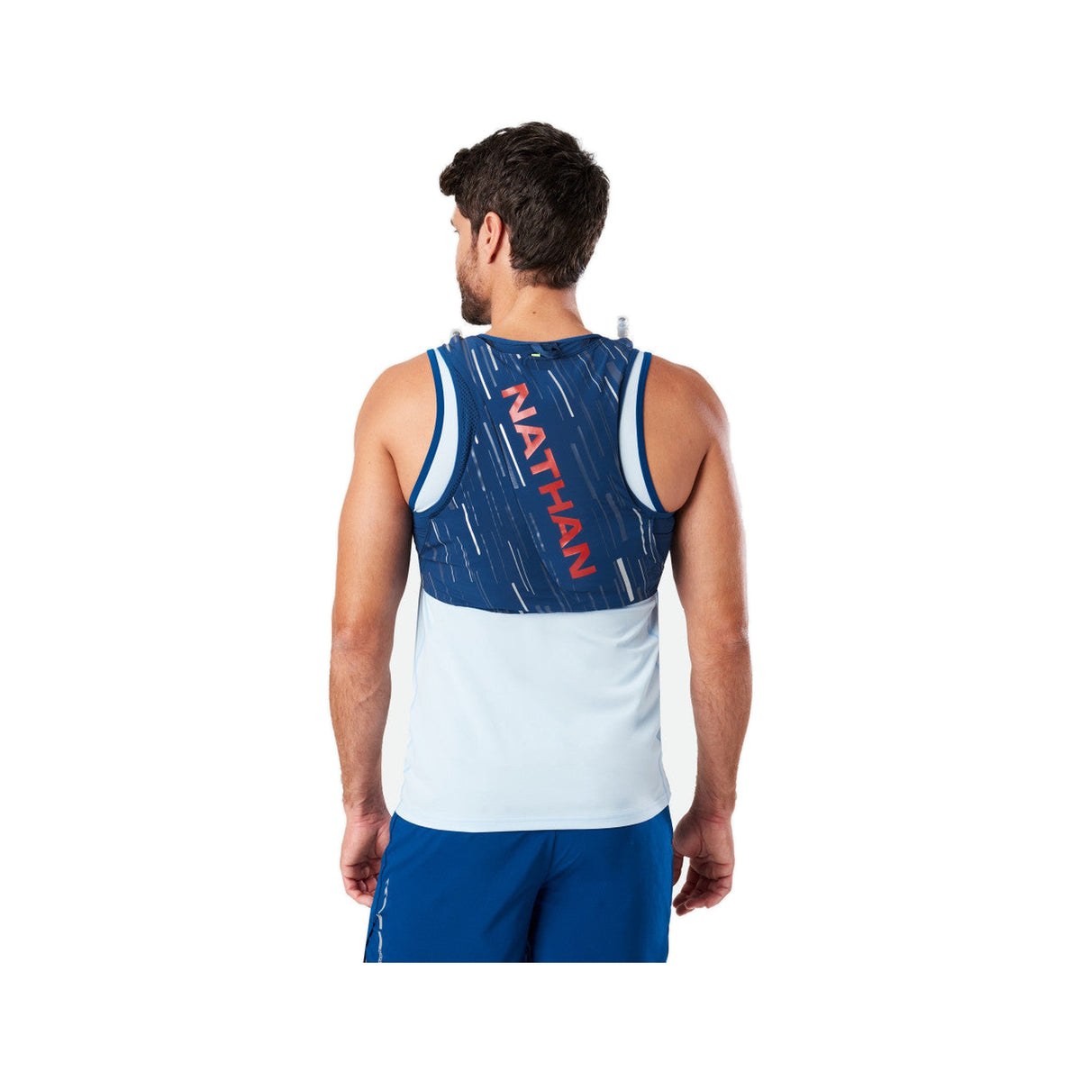 Nathan Pinnacle 4L Unisex Hydration Vest Estate Blue-Ribbon Red