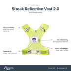 Nathan Streak Reflective Vest features