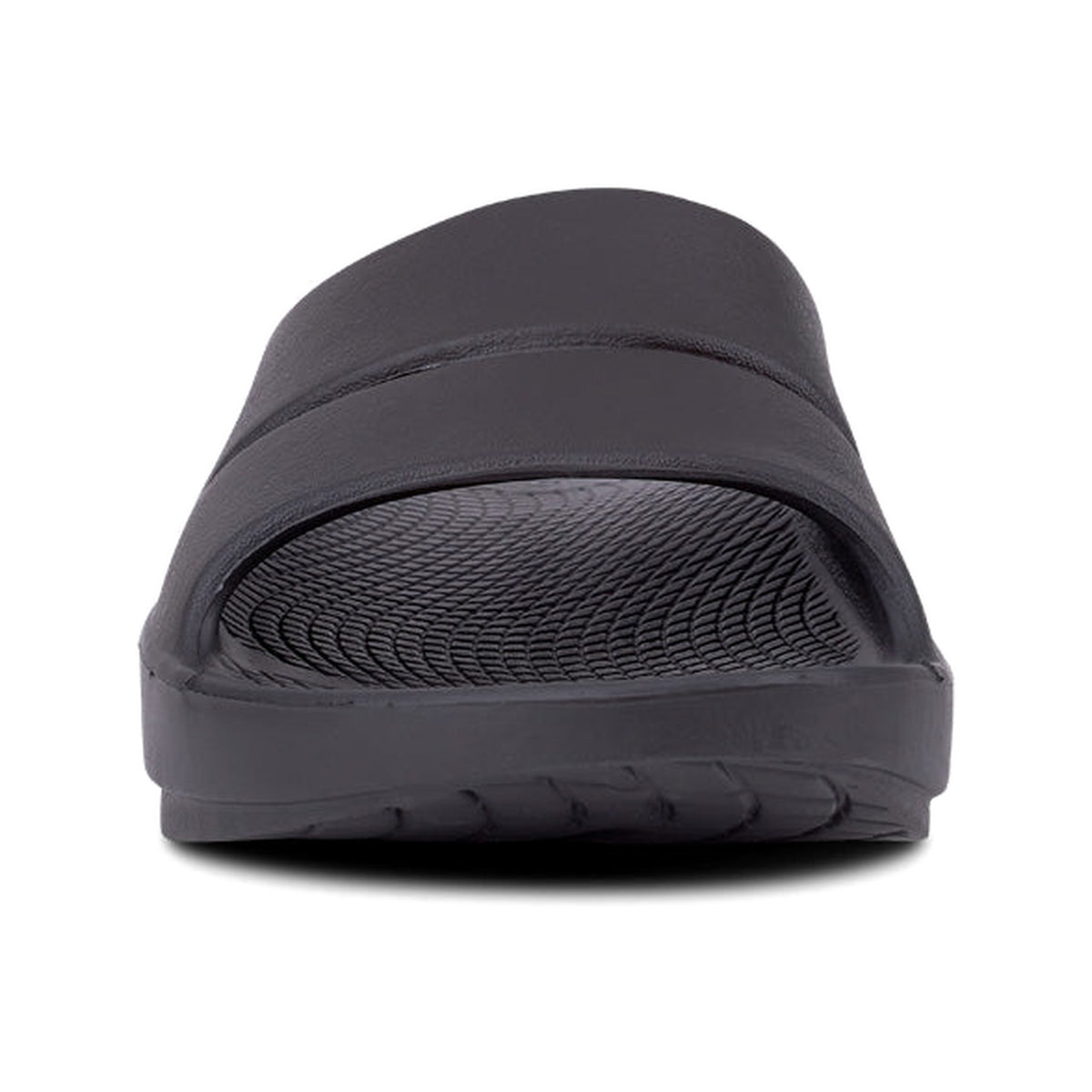 OOFOS OOahh Slide Black running shoe