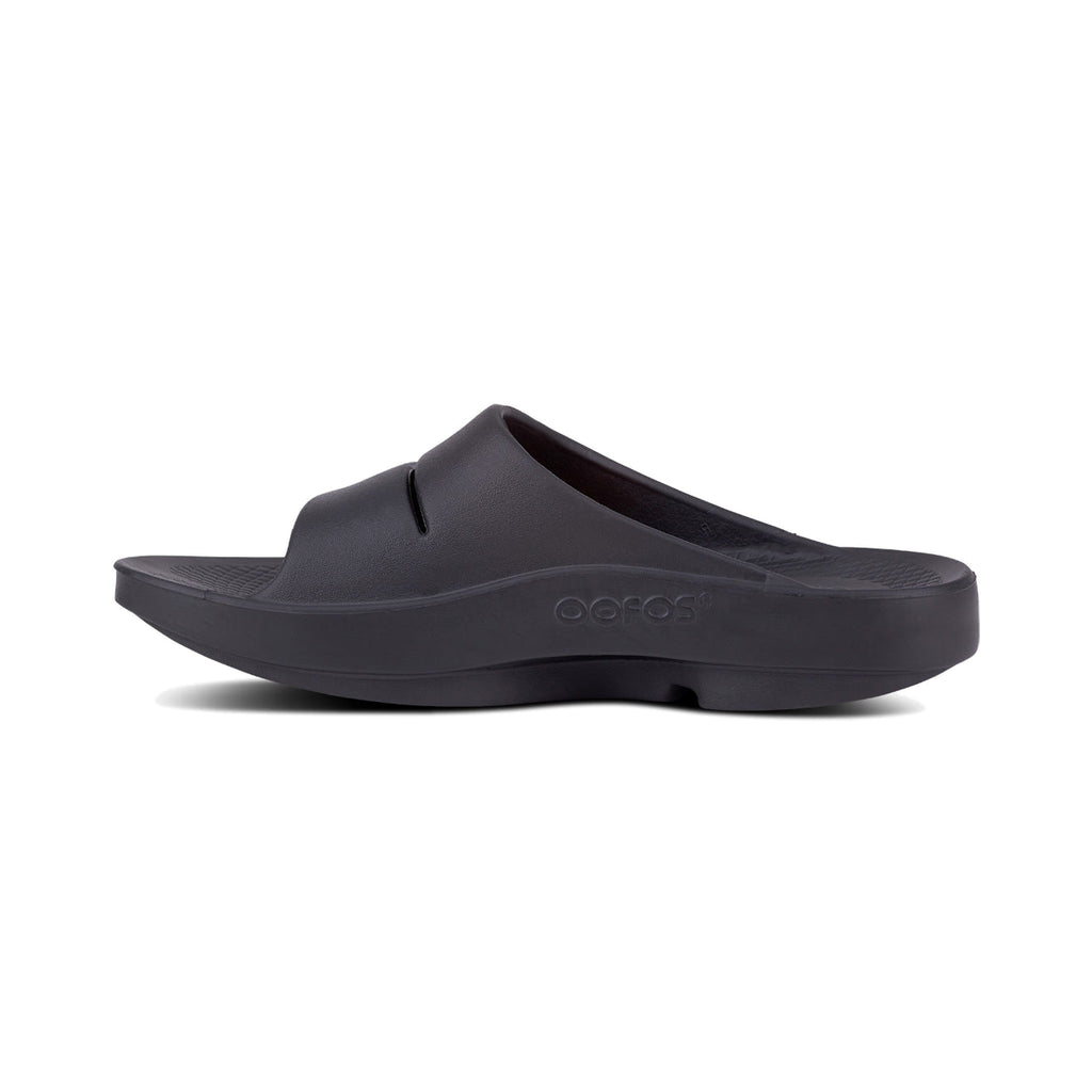 OOFOS OOahh Slide Black running shoe