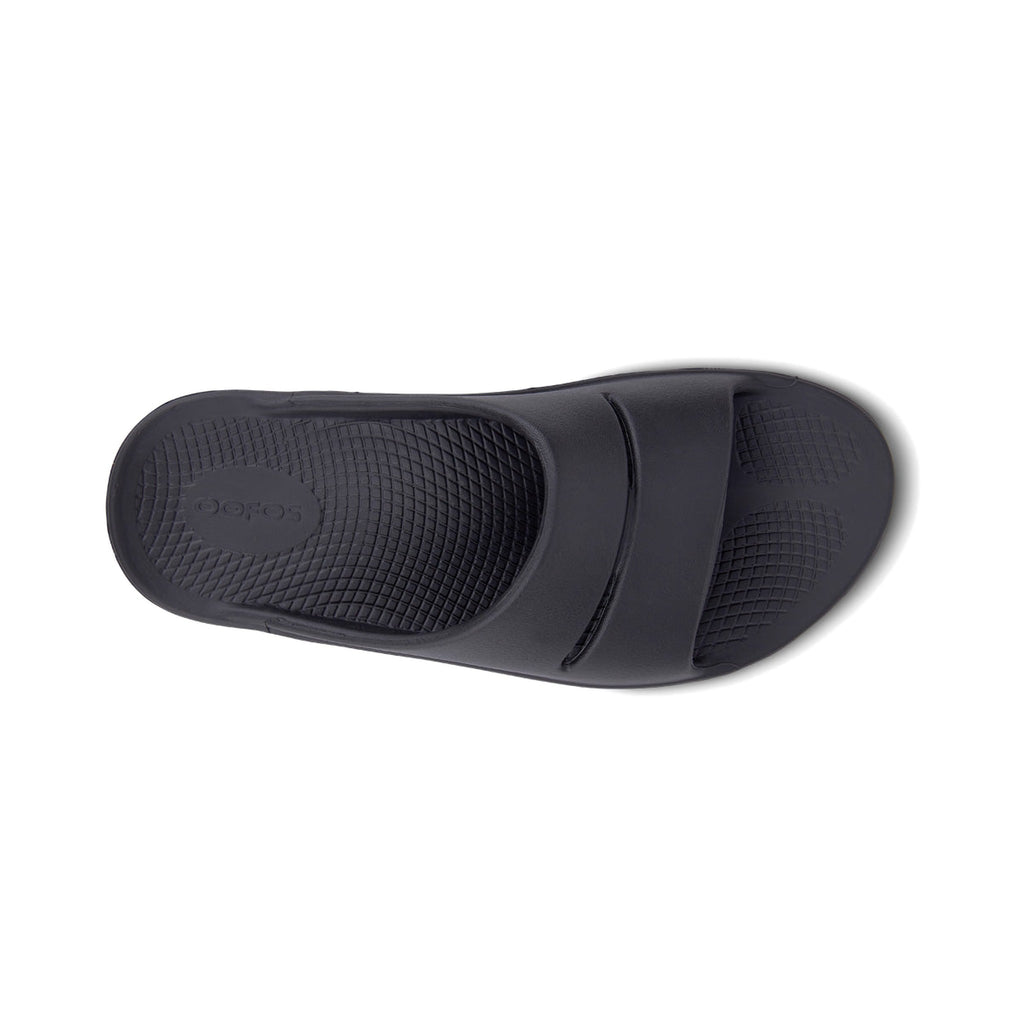 OOFOS OOahh Slide Black running shoe