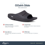 OOFOS OOahh Slide Black features