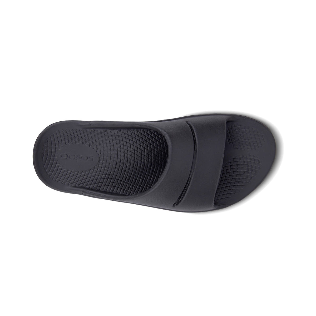 OOFOS OOahh Slide Black recovery shoe