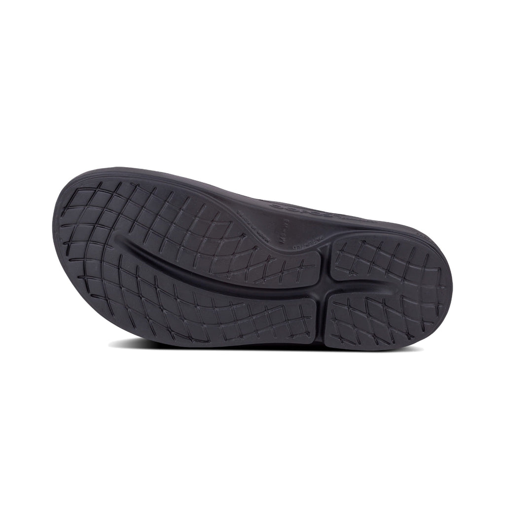 OOFOS OOahh Slide Black recovery shoe