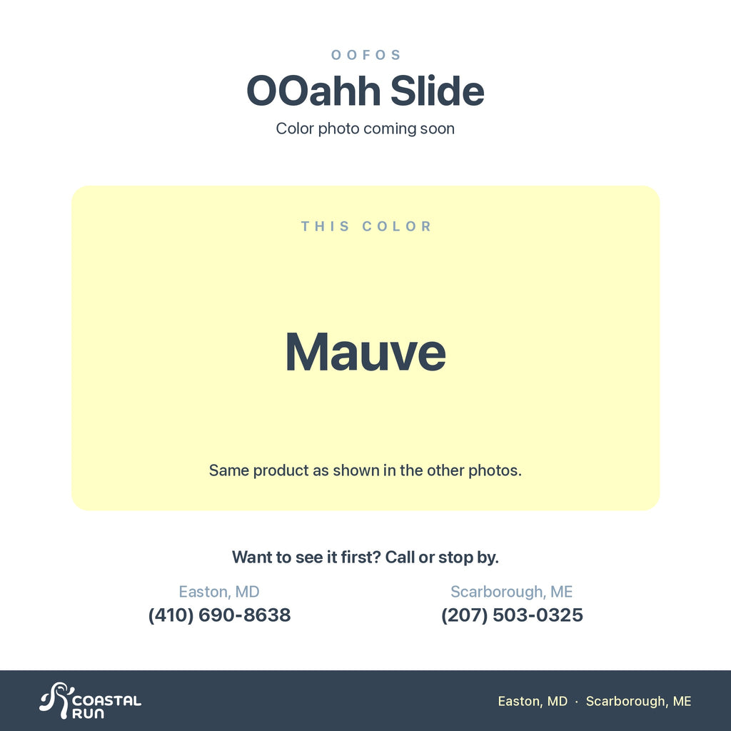 OOfos OOahh Slide, Mauve color