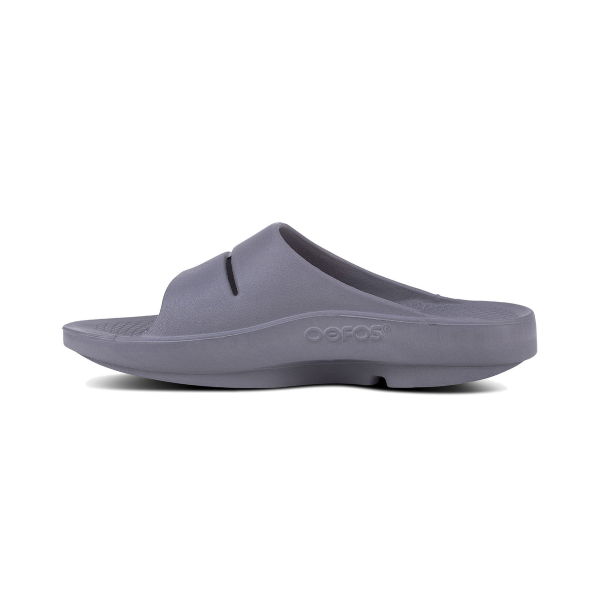 OOFOS OOahh Slide Slate recovery shoe