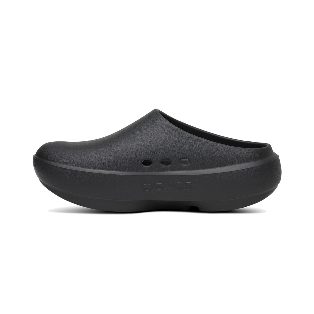 OOFOS OOcloog+ Black running shoe