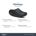 OOFOS OOcloog+ Black features