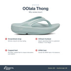 Women's OOFOS OOlala Thong Mist features