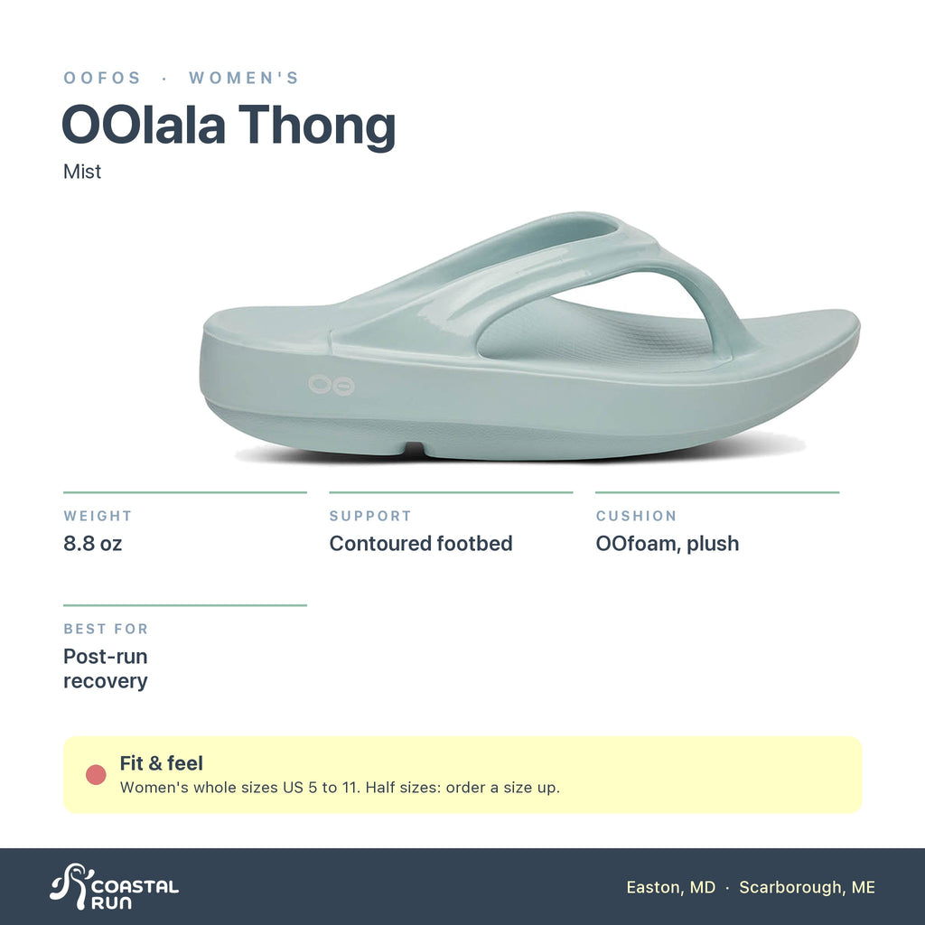 Women's OOFOS OOlala Thong Mist specs