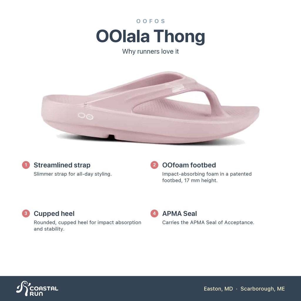 Women's OOFOS OOlala Thong Stardust features