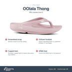Women's OOFOS OOlala Thong Stardust features