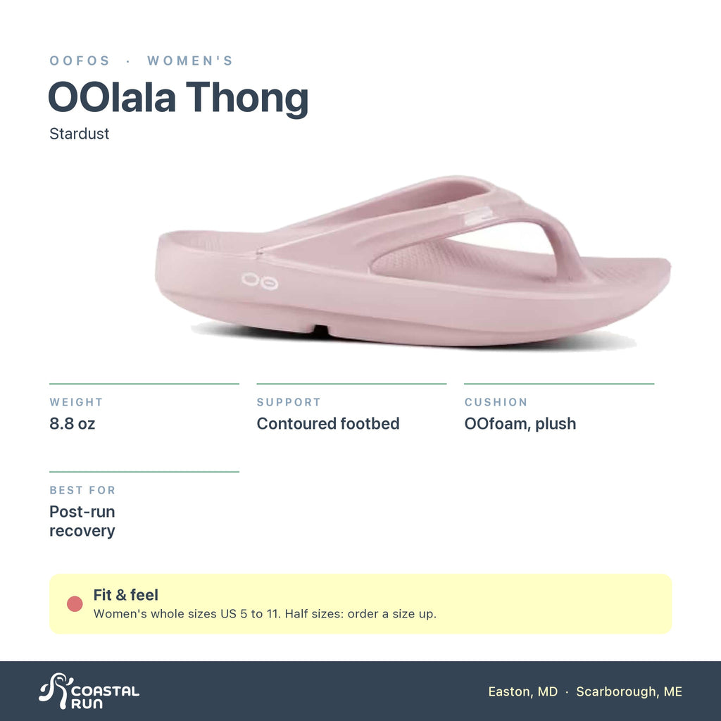 Women's OOFOS OOlala Thong Stardust specs