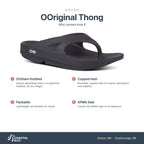 OOFOS OOriginal Thong Black features