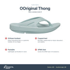 OOFOS OOriginal Thong Mist features